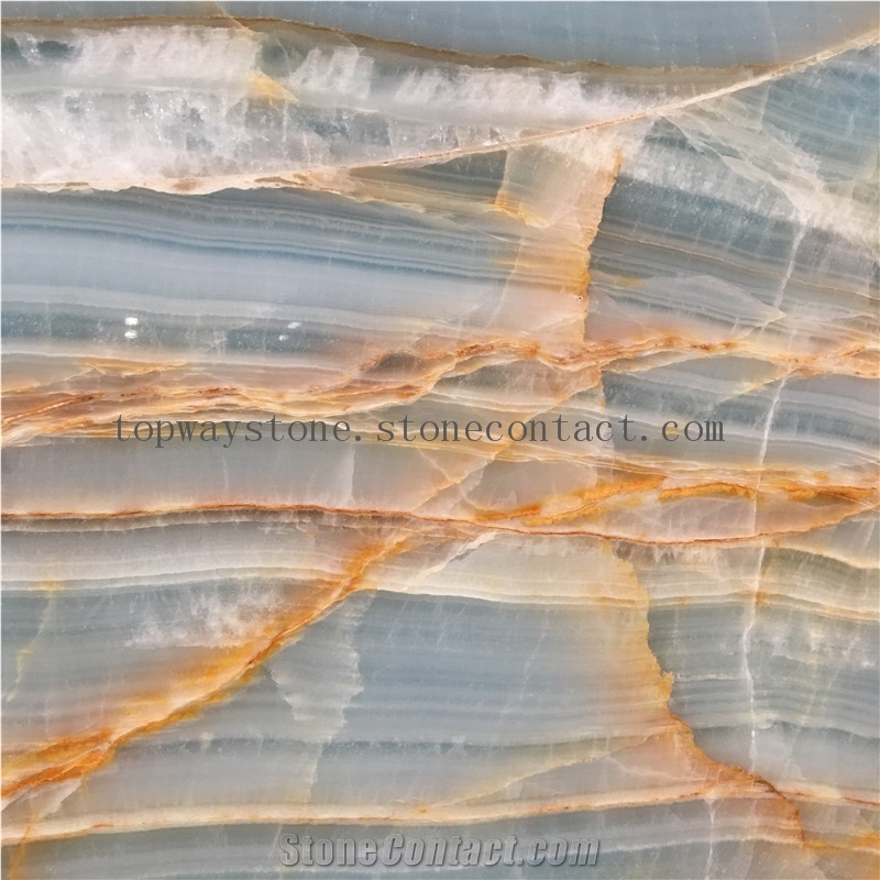 Blue Onyx Slab for Wall&Floor Covering