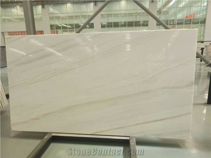 legemliggøre mammal klynke Bianco Lasa Vena Oro Covelano White Marble Walling&Flooring Tile&Slab from  China - StoneContact.com