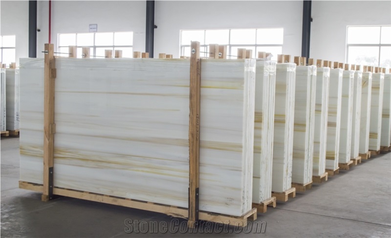 China Artificial Microcrystal Stone, Yellow Wooden 1.8/2cm Tiles&Slabs