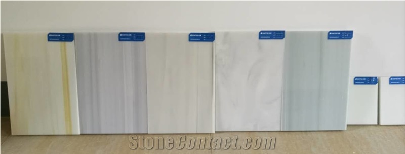 China Artificial Statuario Microcrystal Stone 1.2/1.8/2cm Tiles&Slabs
