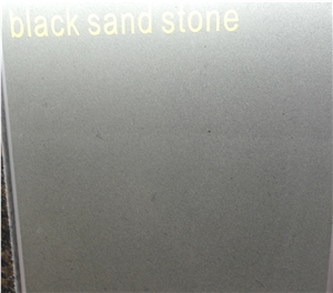 China Black Sandstone Wall/Floor Construction Tiles&Slabs
