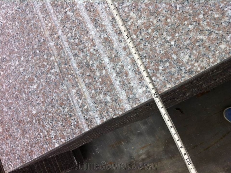 G617 Light Liliac Pearl Pink Granite Anti-Slip Steps&Risers