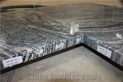 China Juparana Granite Commercial Counter Tops with Seamless Jointed