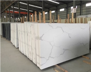 High Quality Crystal White Artificial Quartz Stone Slabs