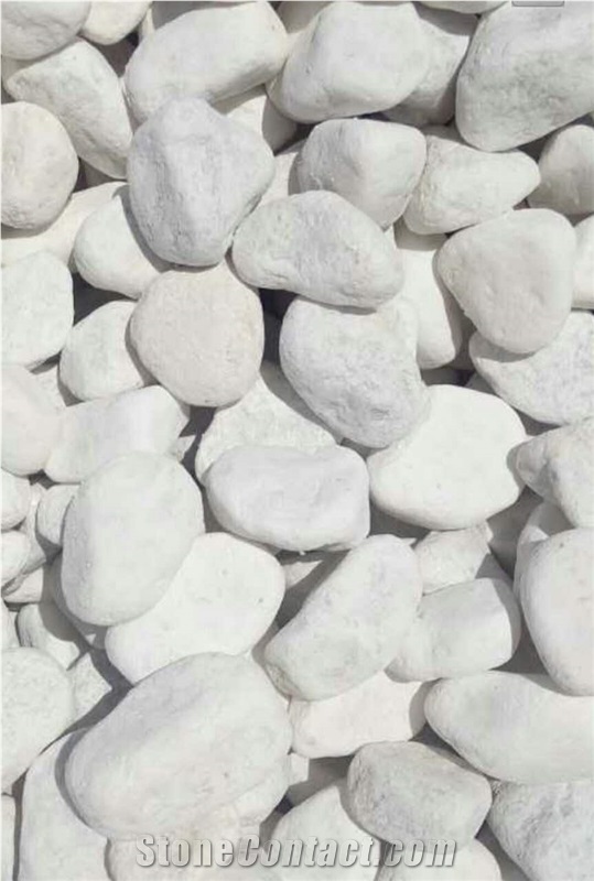 Landscape Pebble Stones, Snow White Garden Pebbles, Landscaping Stone