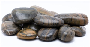 Natural Stone Polished Strip Pebbles Stone,Washed River Stone