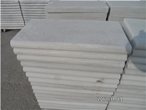Natural White Quartzite Customized Polished Tiles