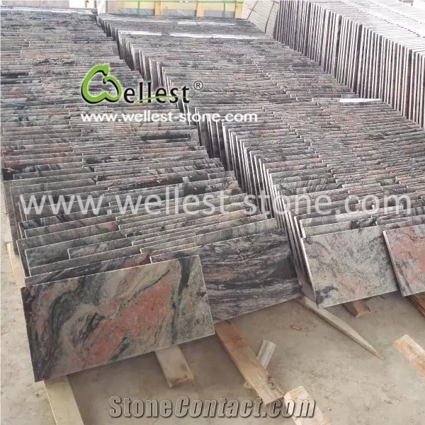 China G262 Juparana Red Granite Tile for Wall Floor Covering Cladding