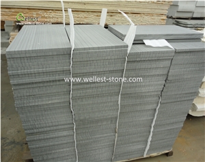 Hot-Selling Grey Wood Grain Sandstone Tile for Wall Floor Covering