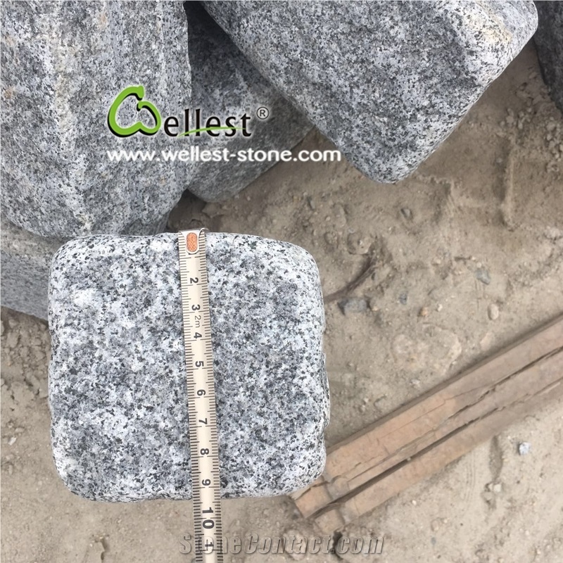 Natural Split & Tumbled G654 Grey Granite Outdoor Paving Stone