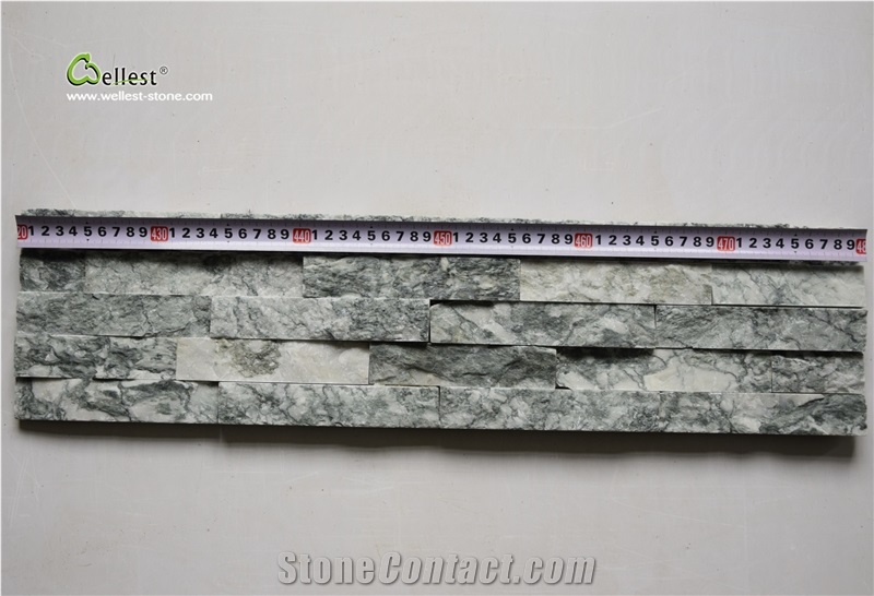 Poetic Lotus Green Marble Culture Stone for Wall Decorating/Cladding