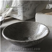 Popular Colorful Round Marble/Granite Sink