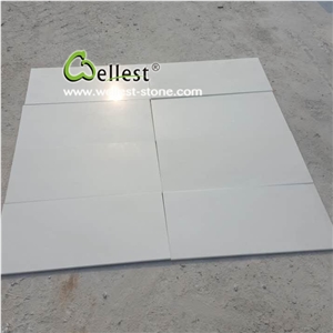 Ql310 Fantasy Pure White Quartzite Tile for Wall Floor Cladding Siding