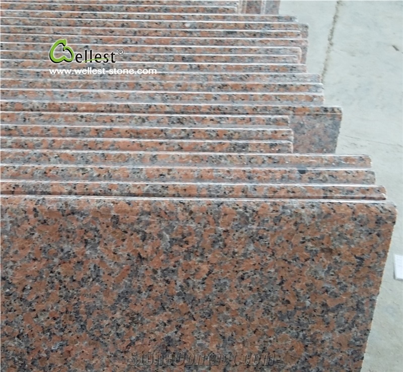 Quarry Owner M562 Maple Red Granite Countertop Kitchen Top