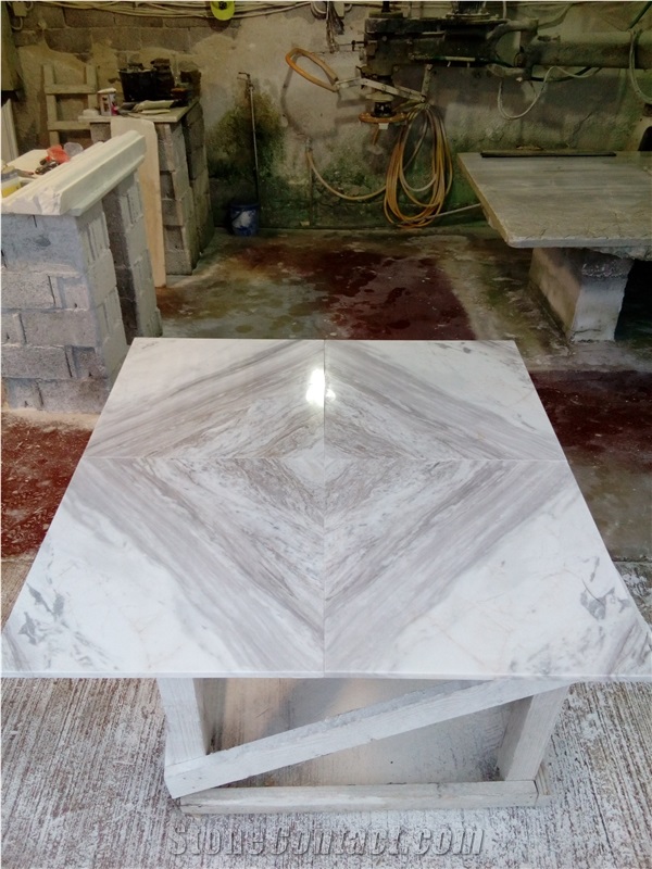 Venato Marble Slabs & Tiles, Greece White Marble