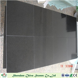 Building Material Absolute Black Granite Slab/Tile/Flooring