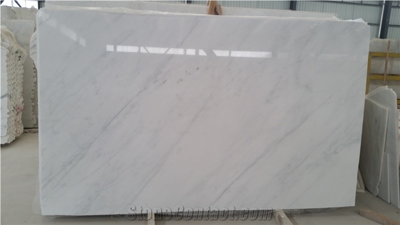 Eastern Marble Tiles with Grey Veins Pure White Base Marble Floor Tile
