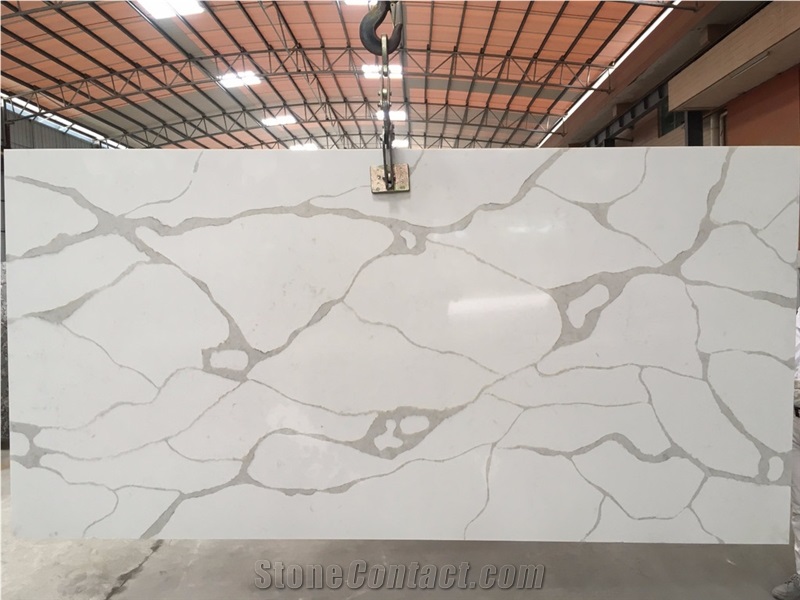 Engineered Marble Quartz for Worktop 2cm 3cm Quartz Slab