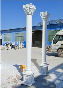 Hollow /Solid Marble Pillar Ionic Order Column Fluted Roman Column