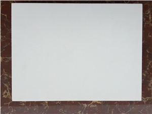 Artificial Quartz Stone Super White Solid Surfaces Engineered Slabs