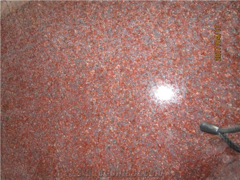 Indian Ruby Red /Rosso Rubino/ Rosso New Rubin Granite Slab & Tiles