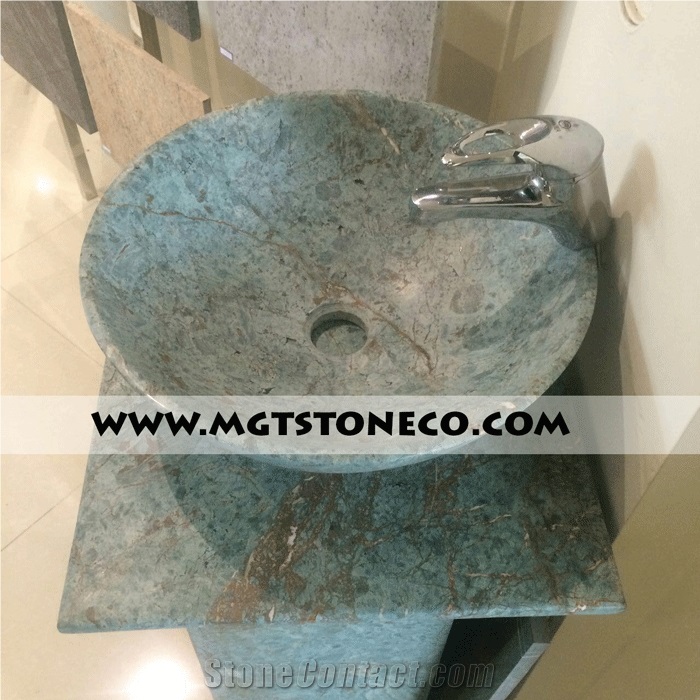 Wash Basin (Turquoise Granite)