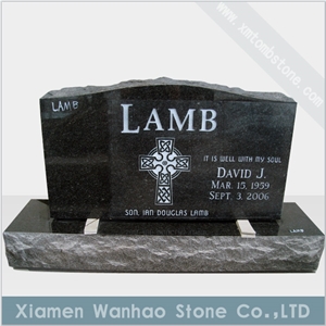 China Black Granite Tombstone&Monument Family Memorials Grass Markers