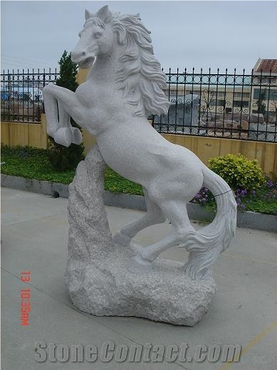 China Factory Animal Sculptures Life Size Stone Carvings