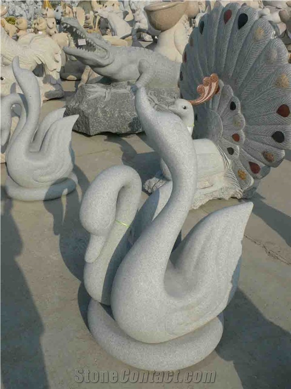 China Factory Handcarved Animal Sculptures Garden Stone Carving