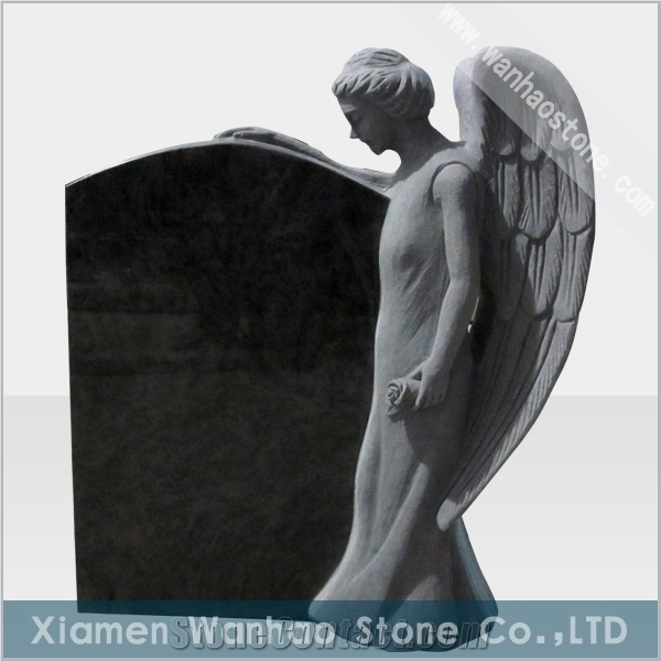 China Granite Tombstone,Angel Monument,Engraved Memorials