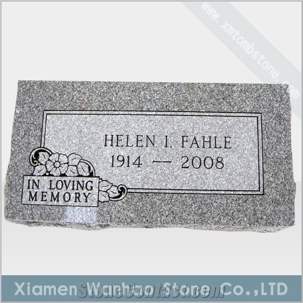 China Granite Tombstone&Monument Flat Grass Markers,Headstone