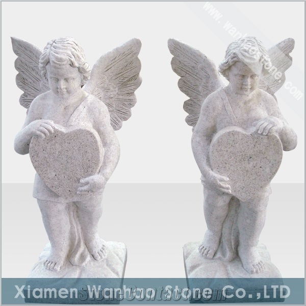 China Granite Tombstone &Monument Funeral Angels Sculptures