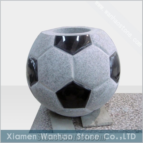 China Granite Tombstone&Monument Funeral Football Vases
