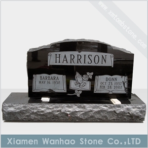 China Shanxi Black Granite Tombstone& Monuments,Headstone,Memorials
