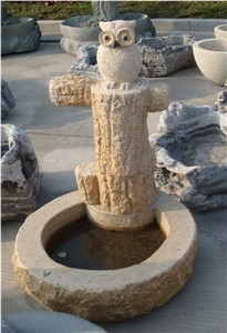 Chinese Granite Fountains Garden Stone Carvings Handmade Sculptures