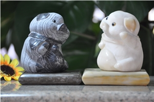 Chinese Small Sized Sculptures Handicraft Gifts Small Carvings