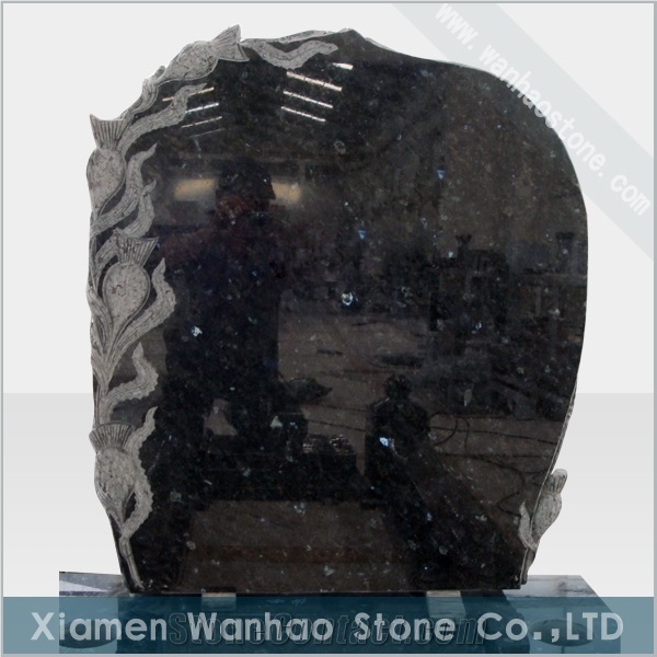 Polished Granite Tombstone,Custom Monument Engraved Memorials
