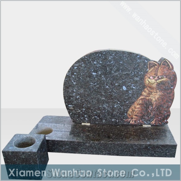 Polished Granite Tombstone,Engraved Monument,Heart Memorials