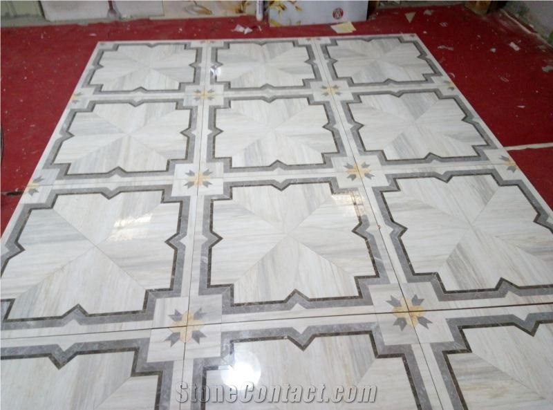 Glazed Water Jet Porcelain Tile for Floor