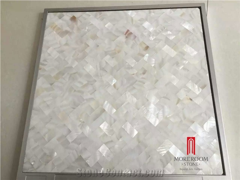 Mother Of Pearl Mosaic Tile,White Pearl Shell Mosaic Tile,Marble Mosaic