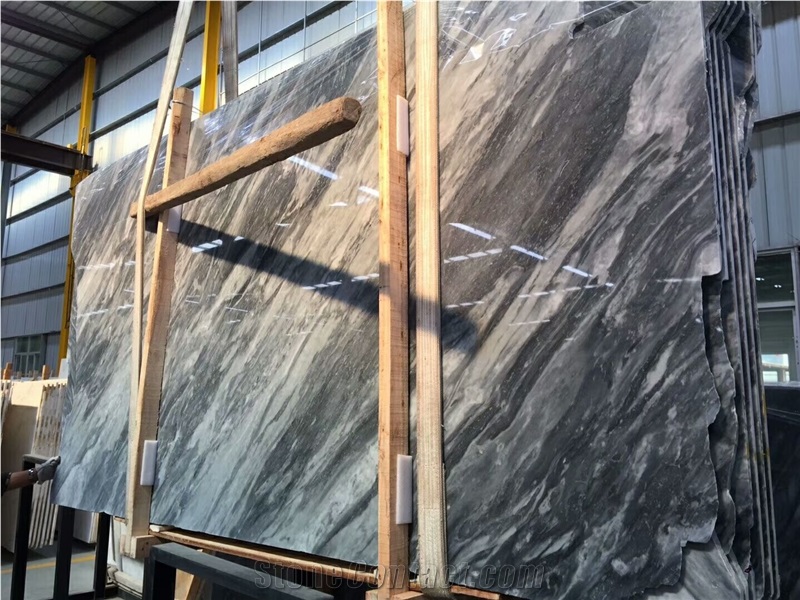 Carrara Grey Marble Tiles & Slabs