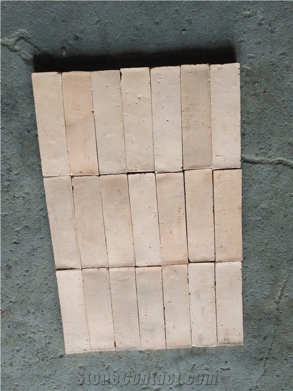 Handmade Terracotta Wall Bricks ,Wall Tiles Beige Color