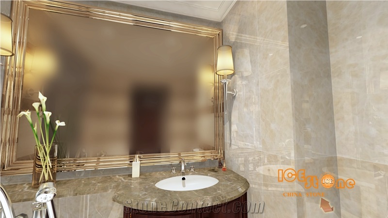 Champagne Onyx/Yellow Slabs&Tiles/Transparency Wall Floor Cladding