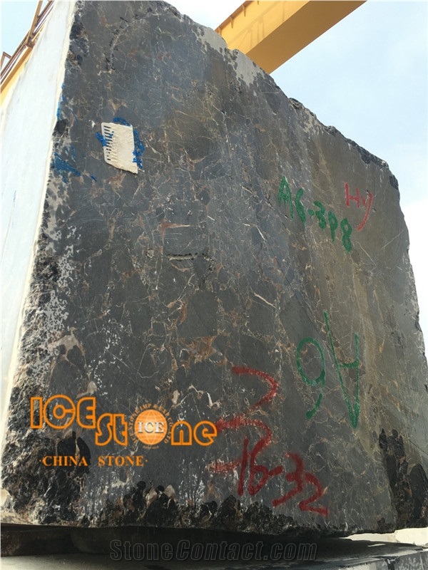Cheap Grey Wood Marble Block Price/Block Yard for Large Quantity
