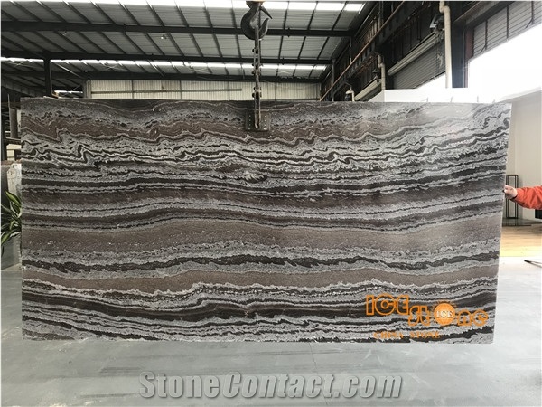 China Black Cordillera Grey Marble Slabs & Tiles Ocean Mez