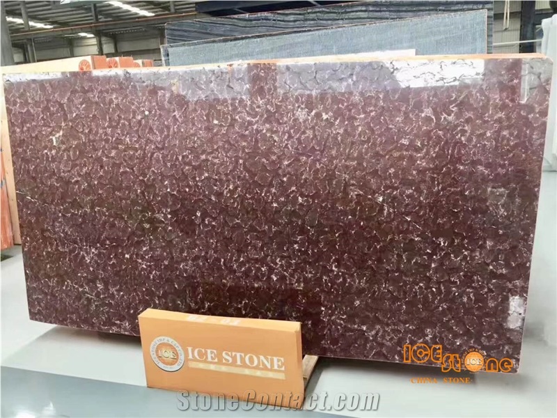 China Rosso Amber,Chinese Red Marble Slabs,Wall Covering,Own Factory