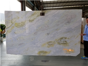 Good Quality Blue and Green Pattern Slab/Natural Buildingstone Marble