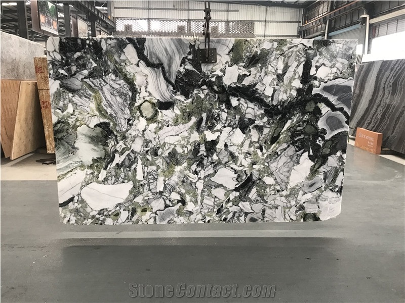 Ice Connect Marble Green Color China Marble Slabs&Tiles Wall Floor
