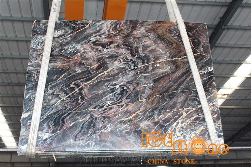 Louis Red Marble Slabs/Red Marble Unique Texture for Building Material