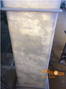 Pure White Chinese Onyx/Royal White Onyx 2cm Available Material